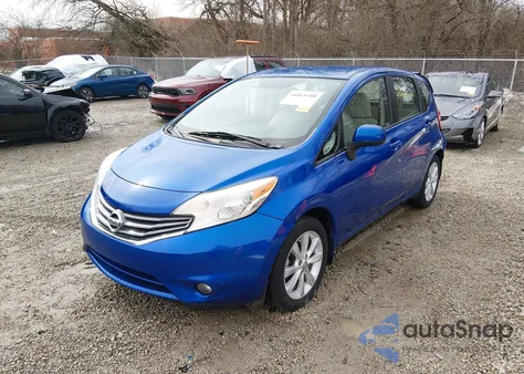 2014 Nissan Versa Note Sv z USA, uszkodzony, nr VIN 3N1CE2CP4EL358623